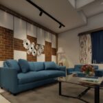 1BHK / 4BHK Triplex Residential – 30’ x 50’ Interior